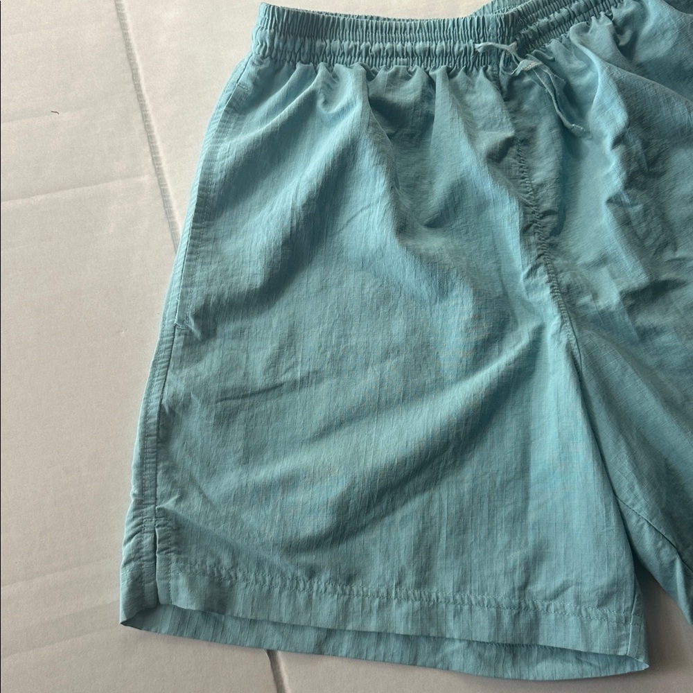 ✨🩵RareVtg 90s Champion Shorts Mens SMALL Teal Blue Athletic Gym NylonLined Retro - Picture 13 of 16